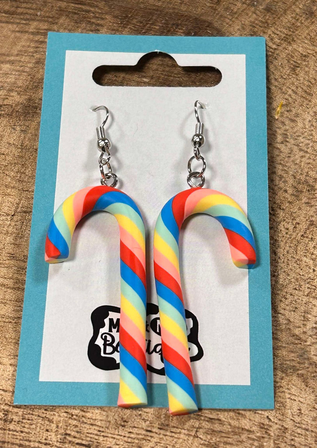 CANDY CANE DANGLER EARRINGS