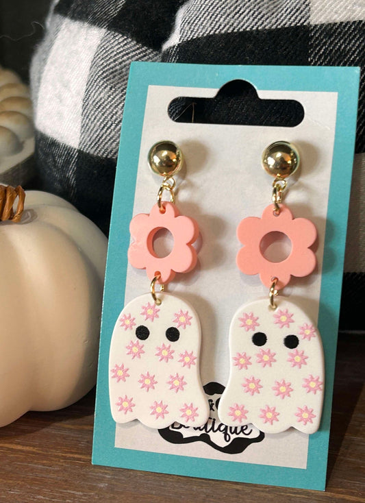 CUTE GHOST DANGLES