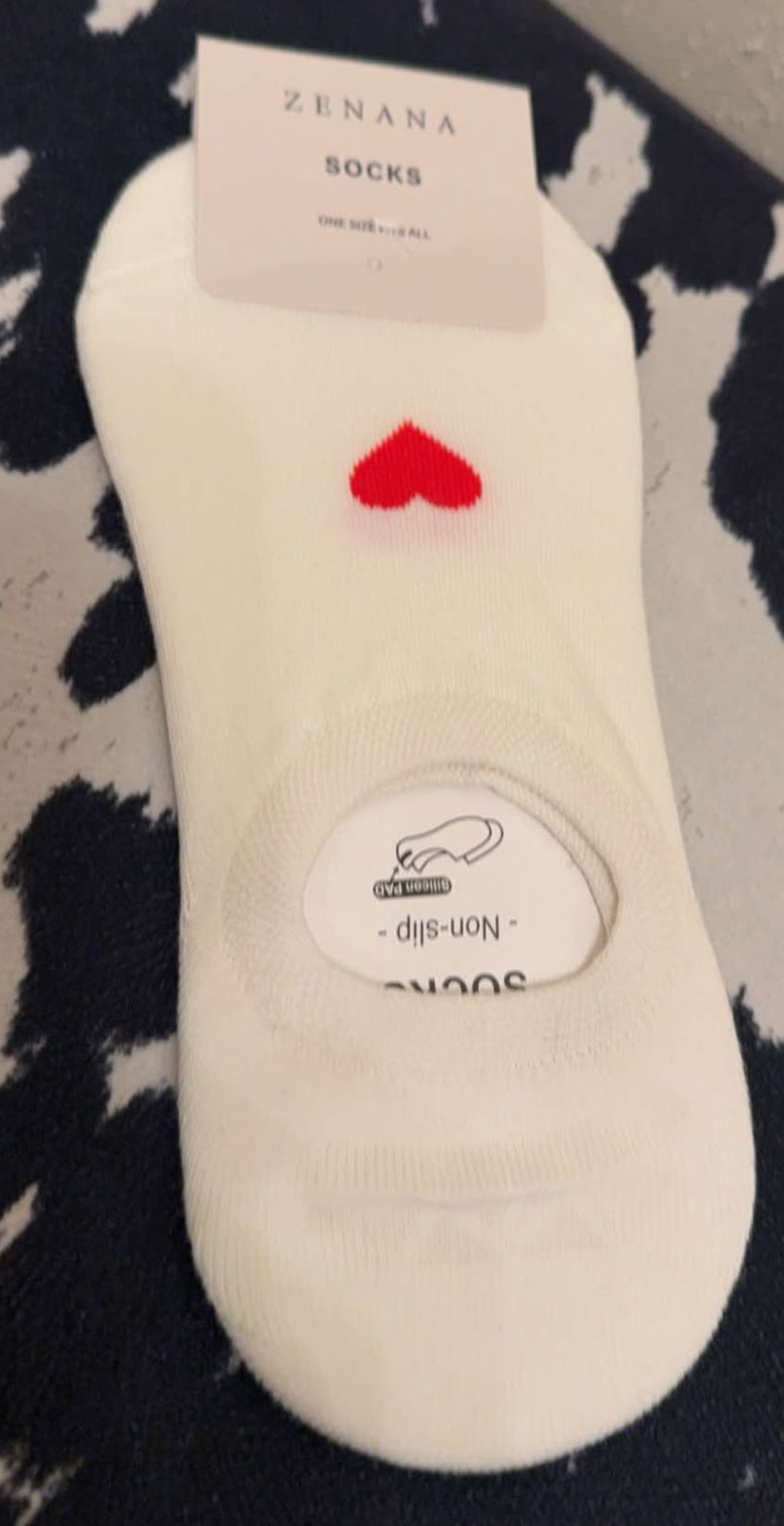 HEART NO SHOW SOCKS