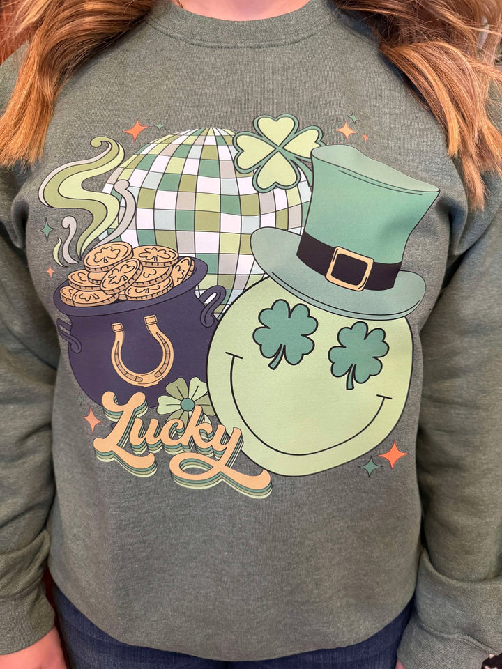 SHAMROCK PARTY CREWNECK