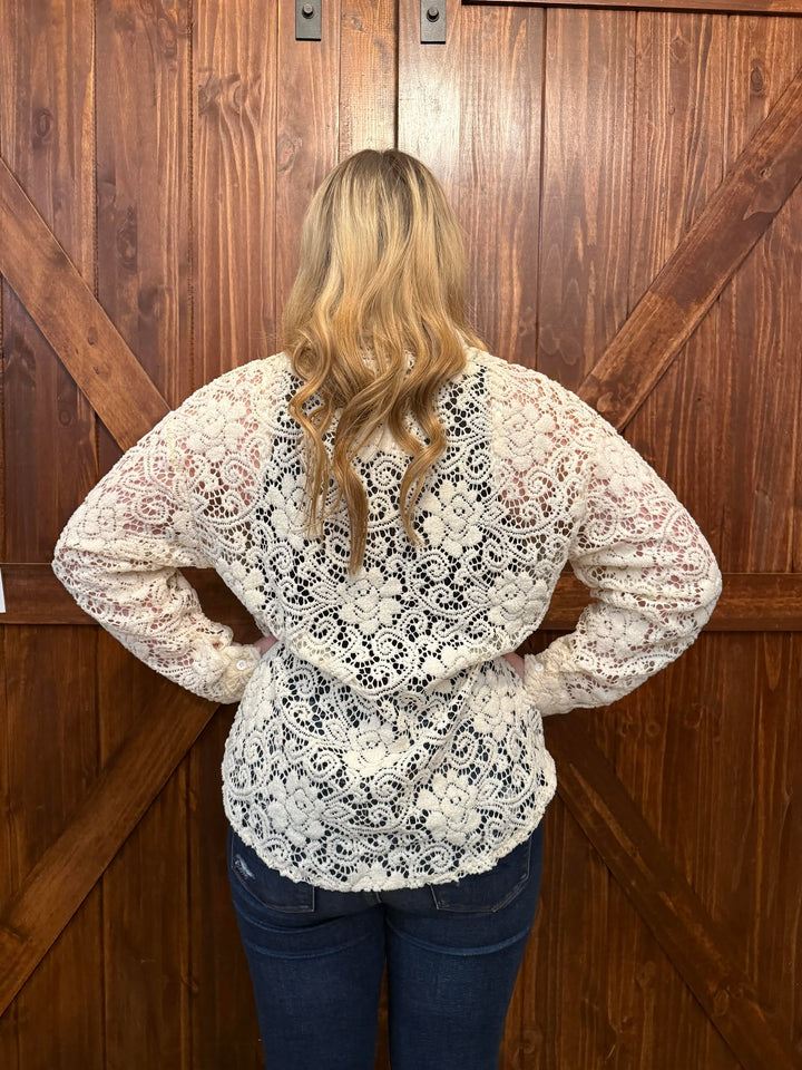 SIMPLE MOMENTS LACE JACKET