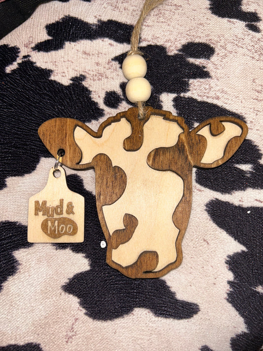 MUD & MOO CAR CHARM