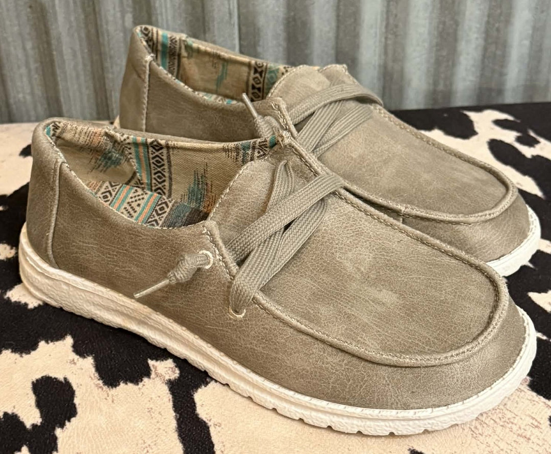 LET'S GET LOST SLIP ON SNEAKERS