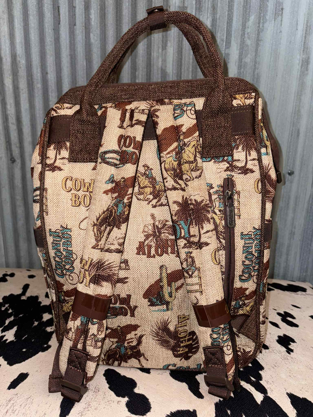 TAN WRANGLER VINTAGE COWBOY BACKPACK