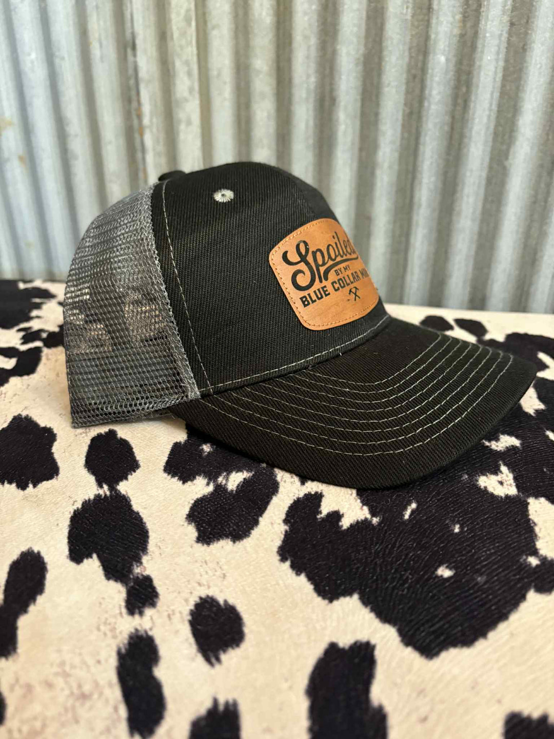 SPOILED BY BLUE COLLAR TRUCKER HAT