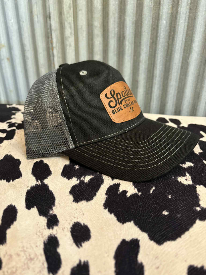 SPOILED BY BLUE COLLAR TRUCKER HAT
