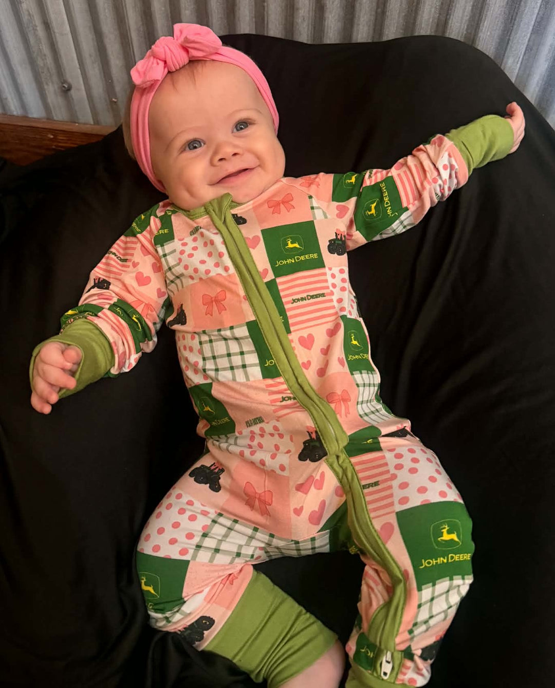 JOHN DEERE PINK BAMBOO ZIPPY