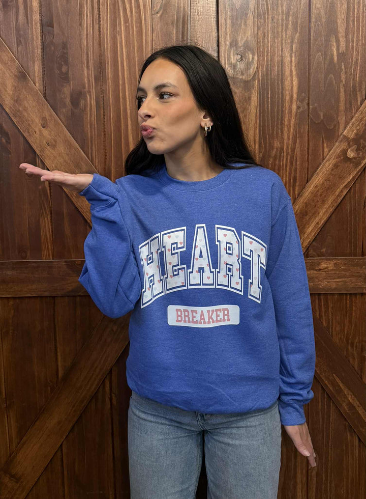 HEART BREAKER VALENTINE GRAPHIC CREWNECK
