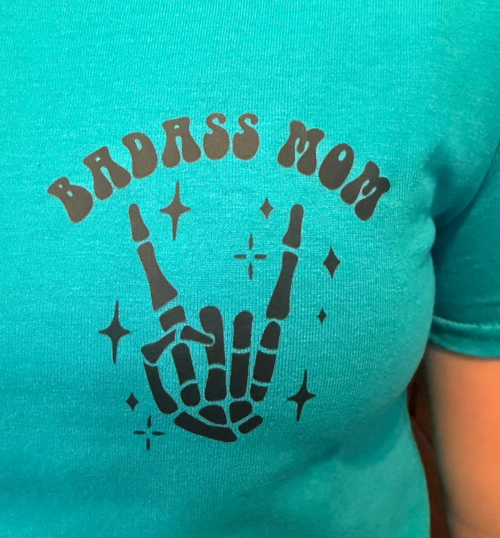 TOO BUSY BEING A BAD*SS MOM GRAPHIC TEE