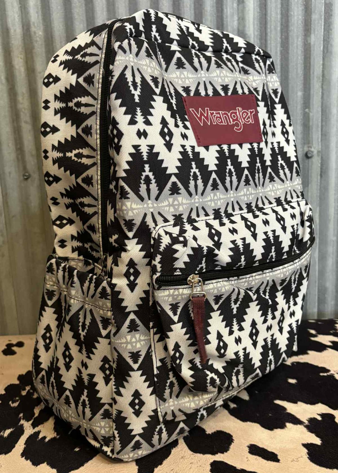 BLACK WRANGLER AZTEC BACKPACK