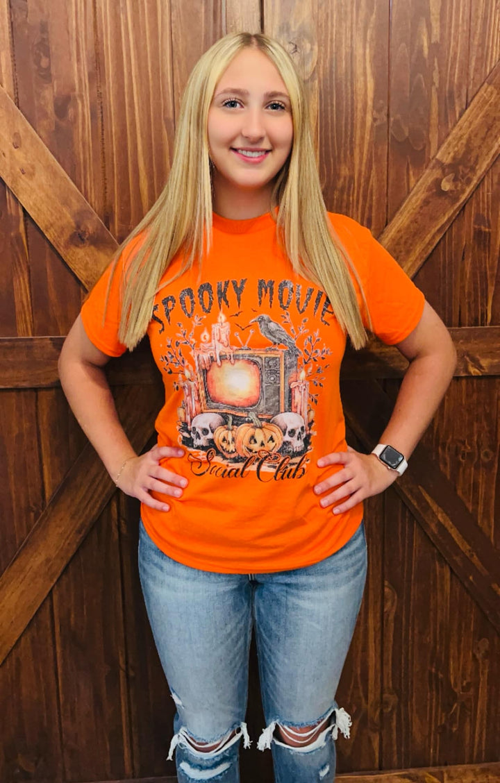 SPOOKY MOVIE GRAPHIC TEE