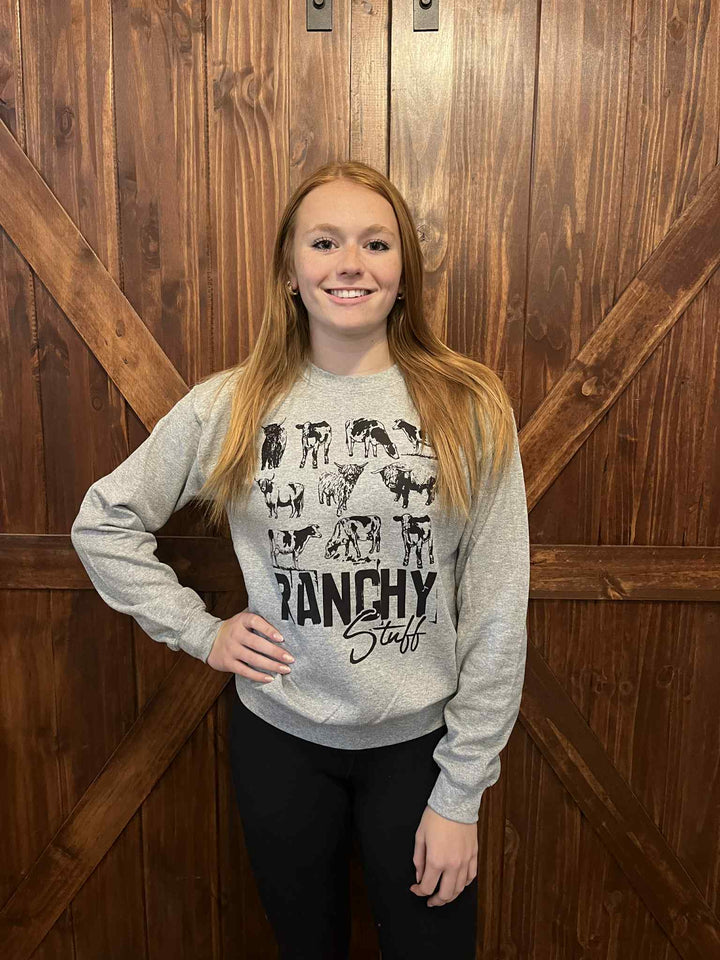 RANCHY STUFF GRAPHIC CREWNECK
