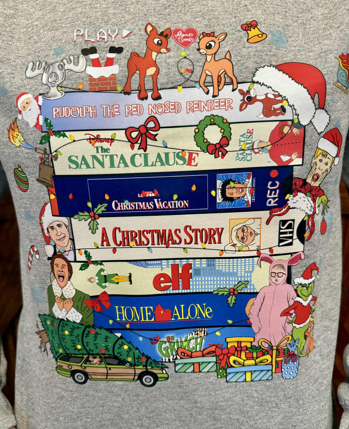 90'S CHRISTMAS MOVIES GRAPHIC CREWNECK