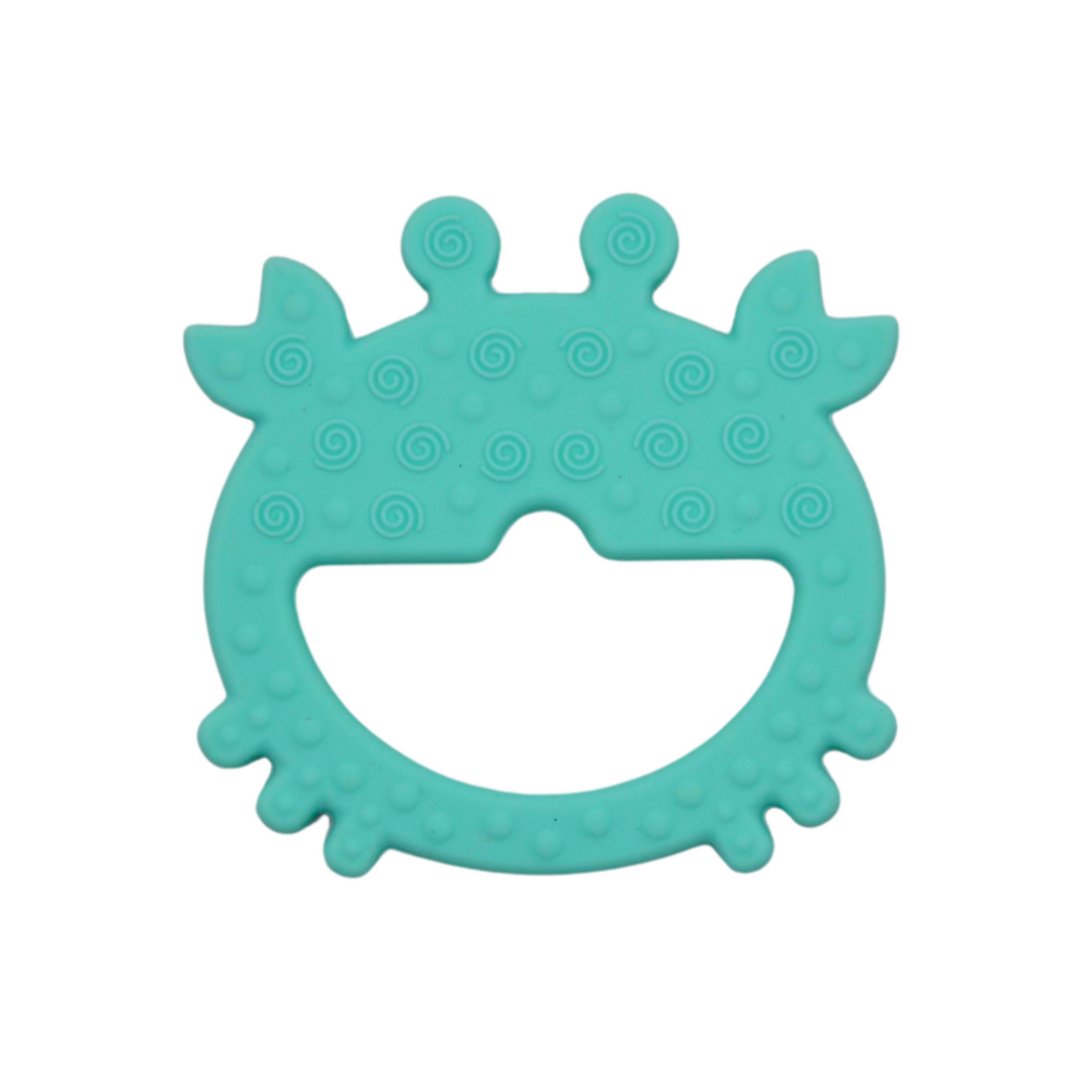 Crab Teether Set // Teal