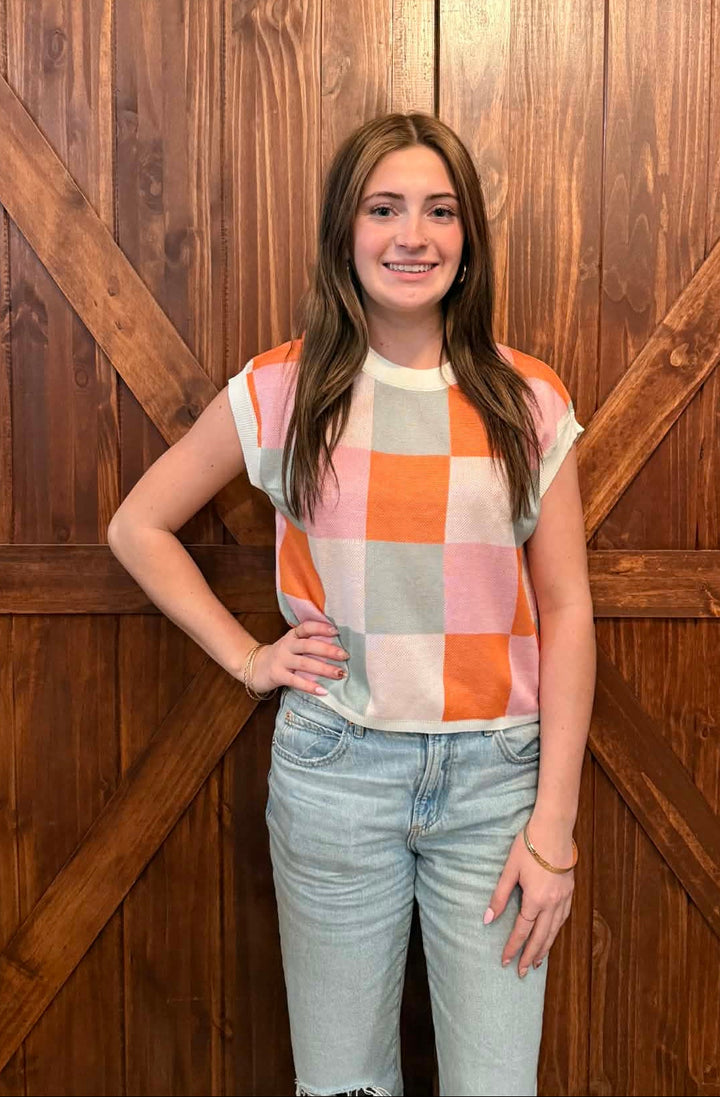 NEW GIRL ON THE BLOCK SUMMER KNIT TOP