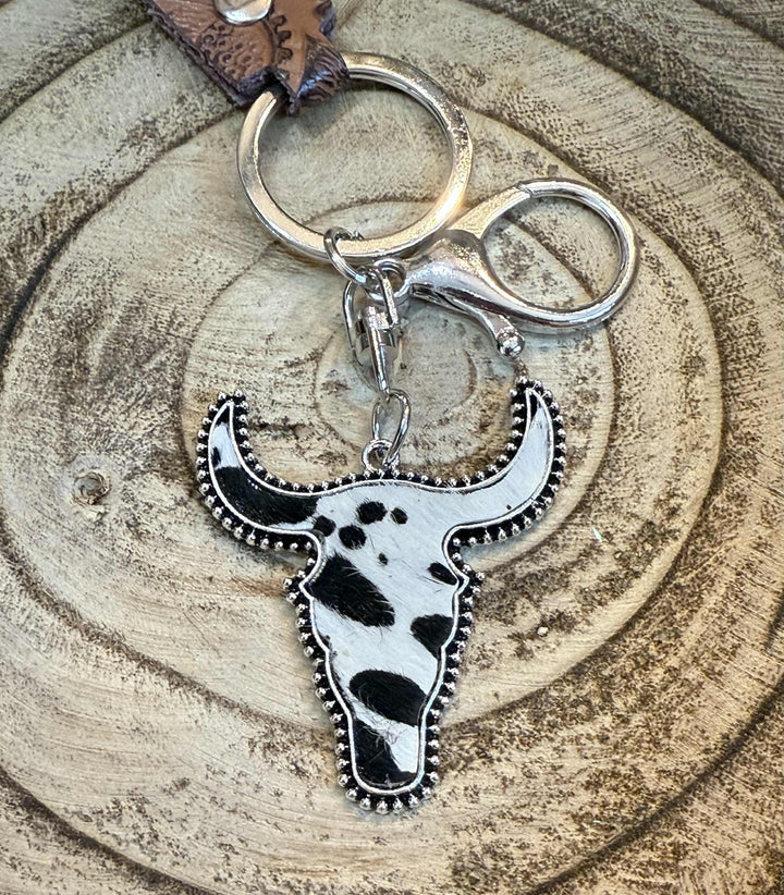 BULL KEYCHAIN WITH STRAP