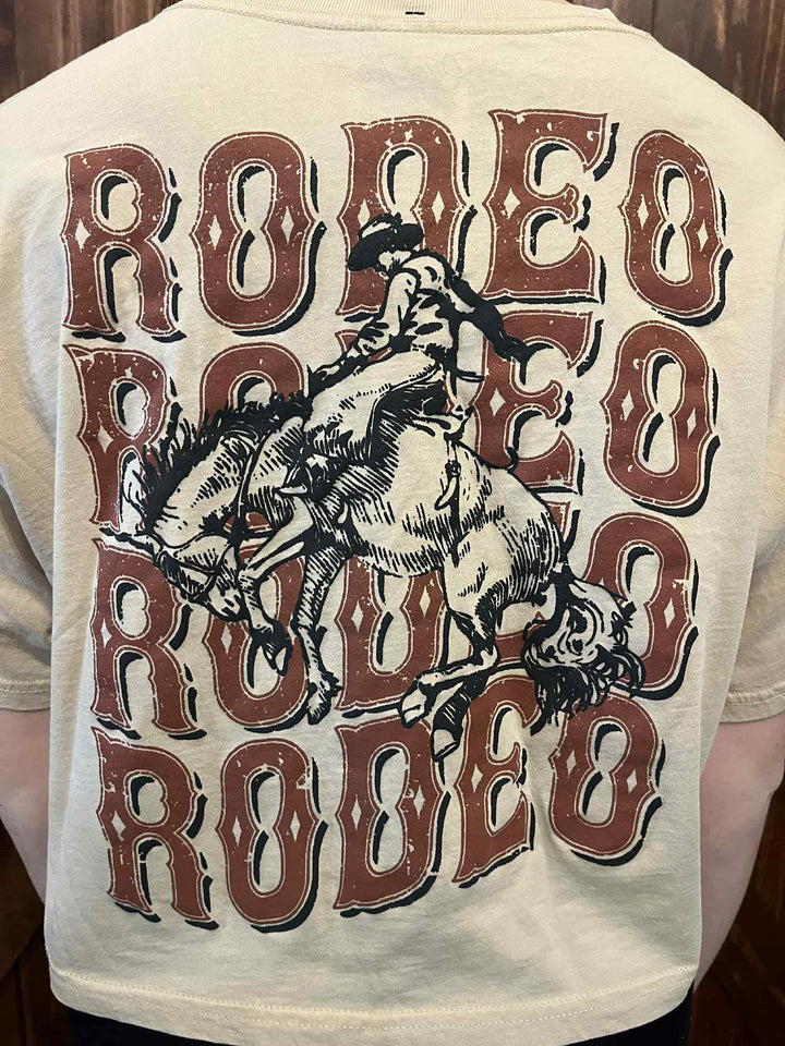 RODEO GRAPHIC CROP TOP