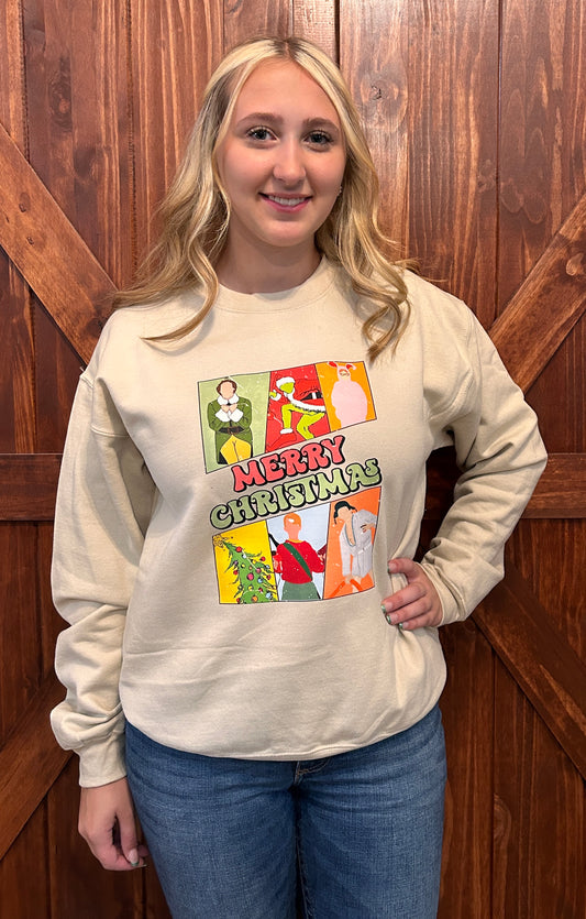 CHRISTMAS MOVIE FAVORITES CREWNECK