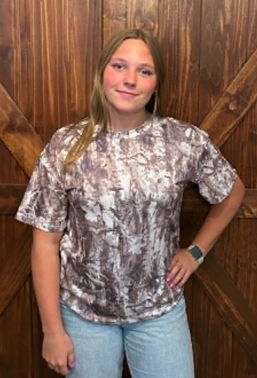 BACKWOODS CAMO GIRL TOP