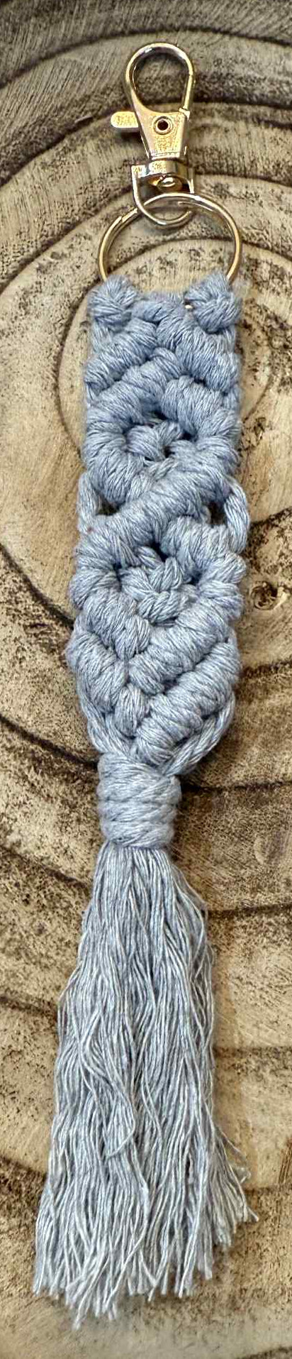 MACRAME BAG CHARM KEYCHAIN