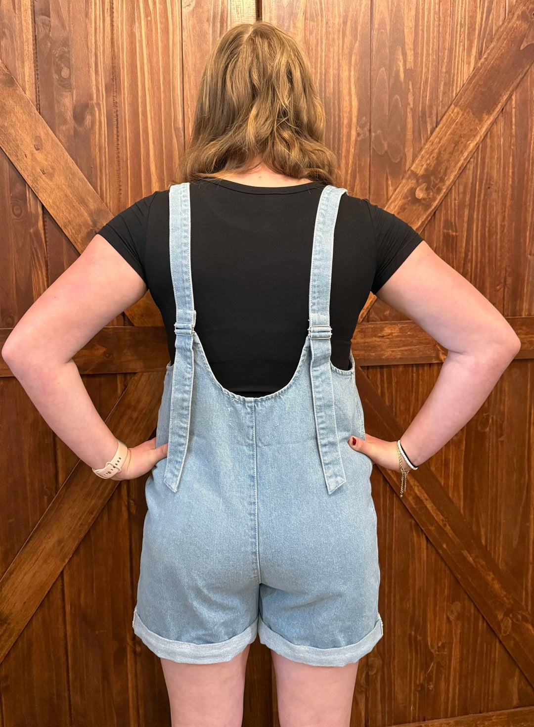 MY GO TO DENIM ROMPER