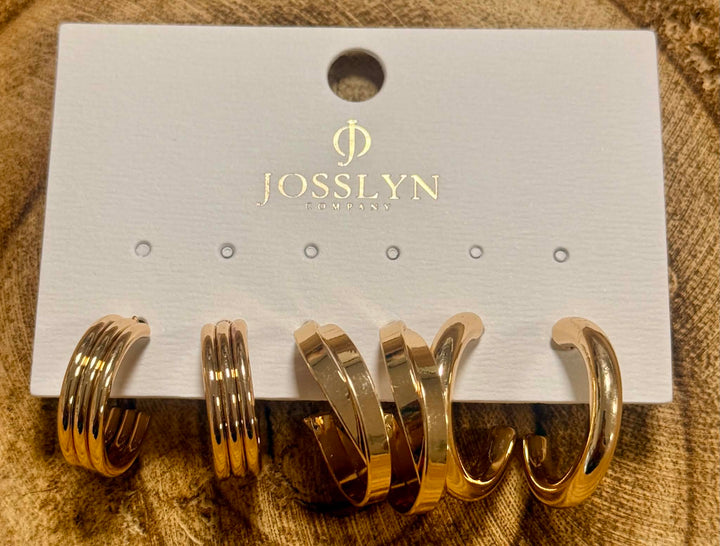 HOOP EARRING TRIO