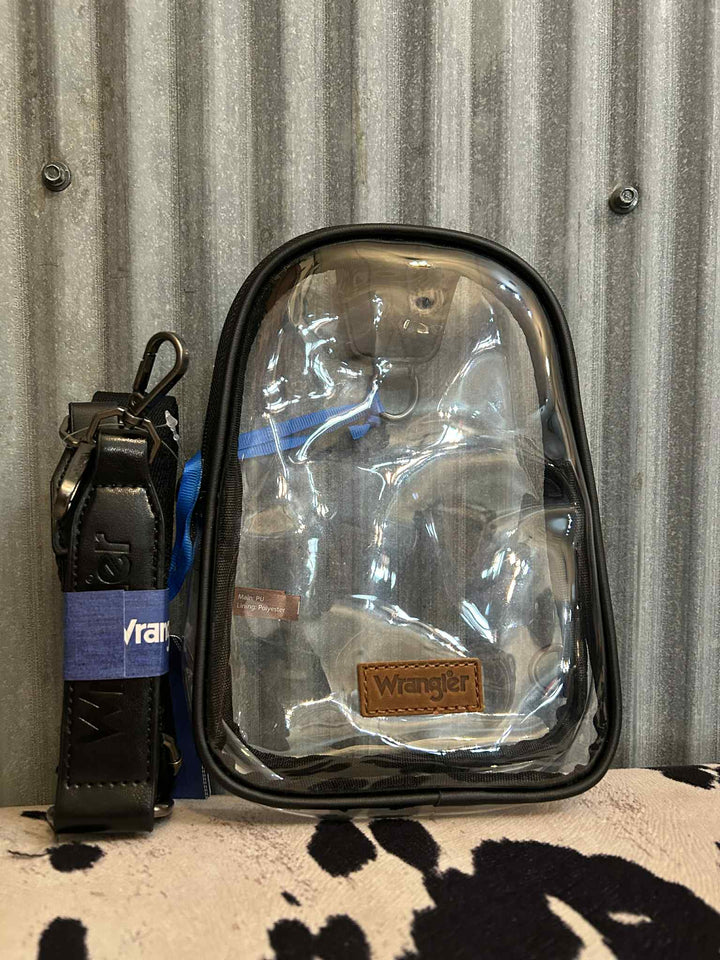 CLEAR WRANGLER CROSSBODY CHEST BAG