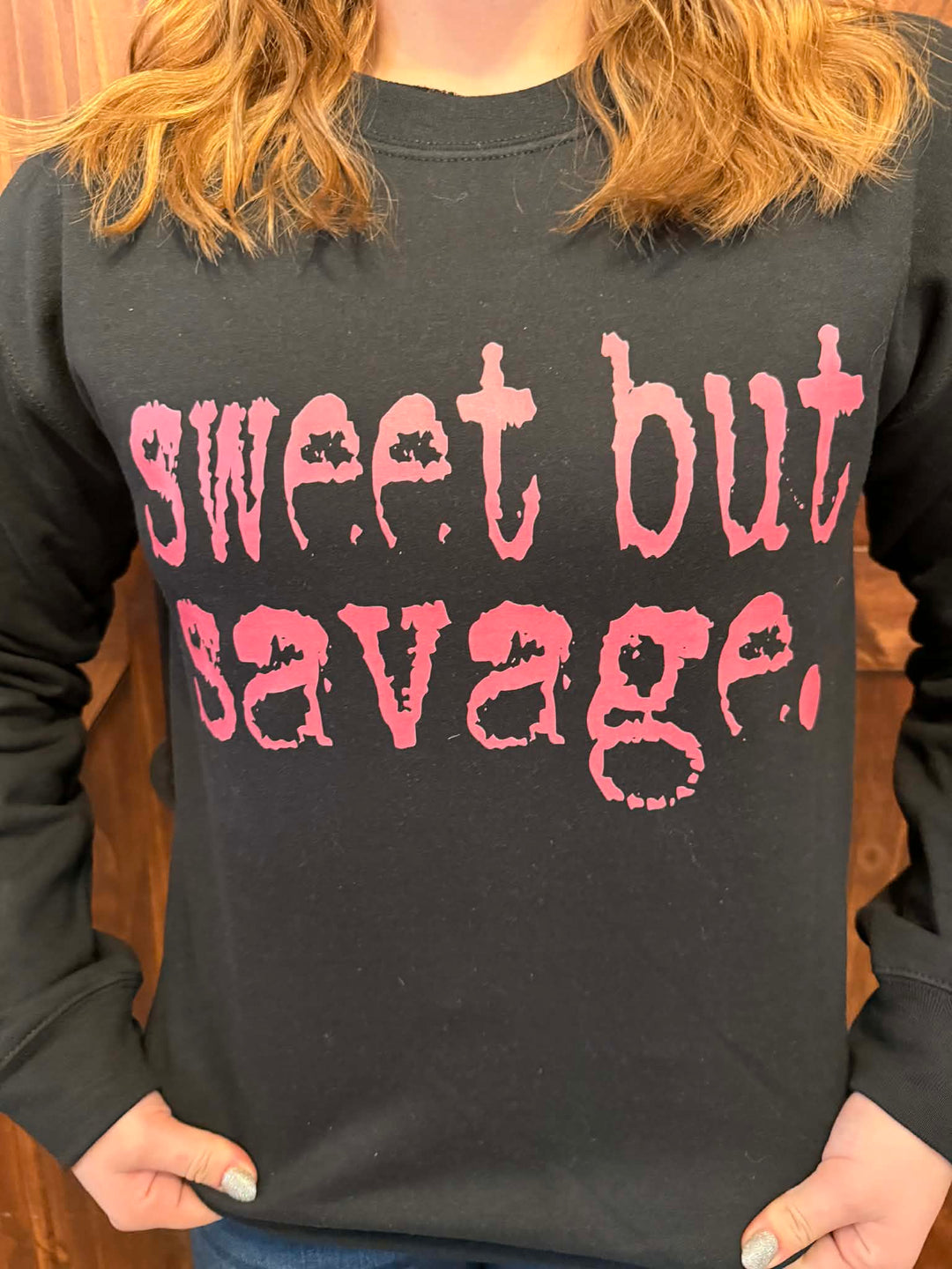 SWEET BUT SAVAGE GRAPHIC CREWNECK