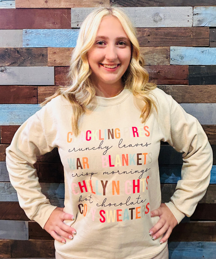 FAVORITE FALL THINGS CREWNECK