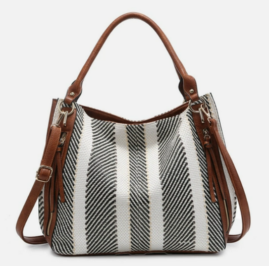 Bethany Striped Tote