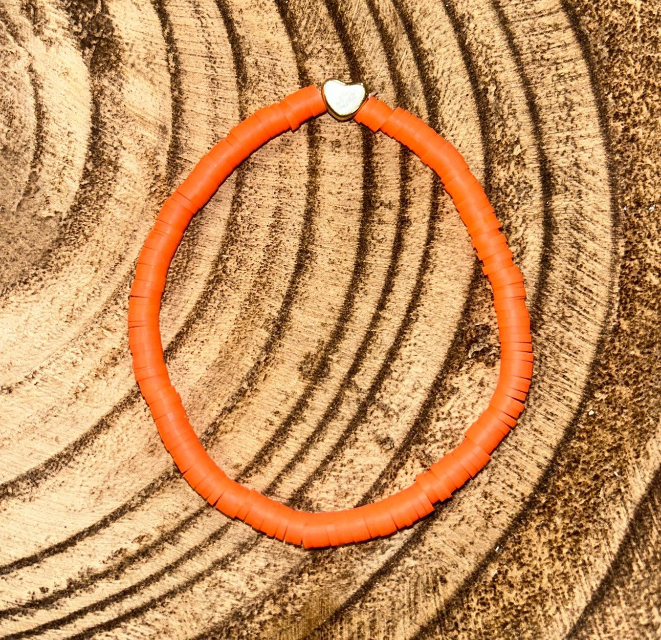 CORAL HEART BRACELET