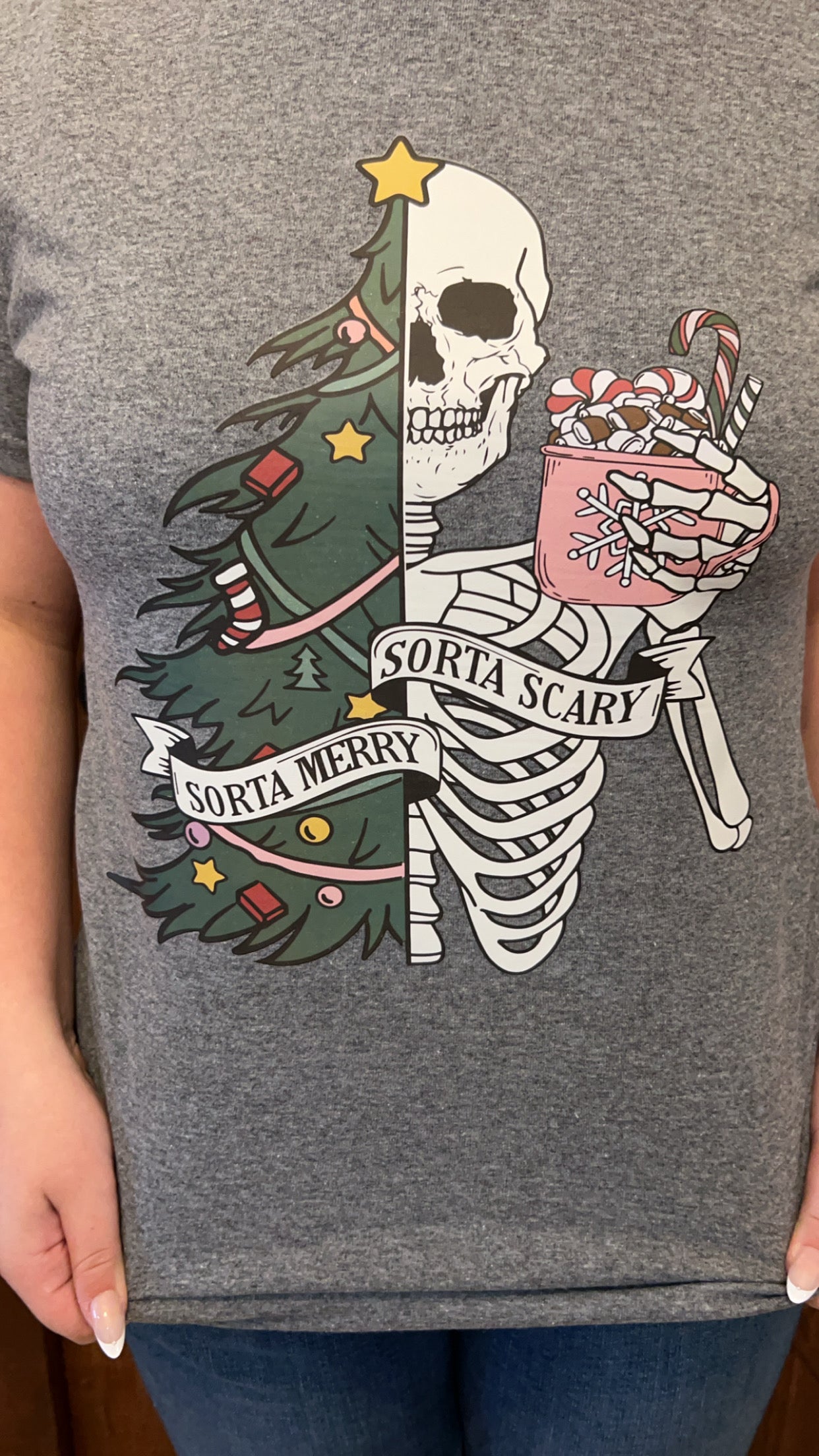 SORTA MERRY SORTA SCARY GRAPHIC TEE