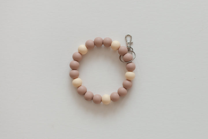 Tan Succulent Wristlet