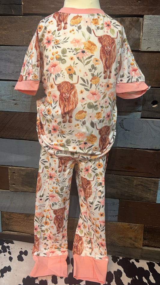 Highland Floral Pajama Set