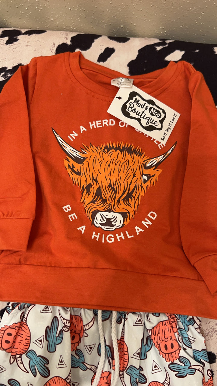 HIGHLAND COW OUTFIT