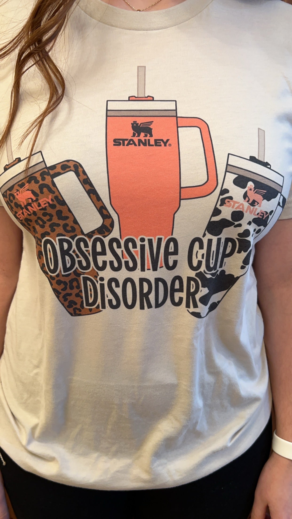 25% OFF OBSESSIVE CUP DISORDER GRAPHIC TEE