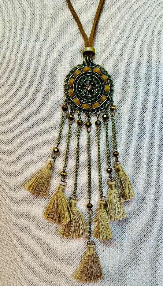 Western Boho Adjustable Length Necklace