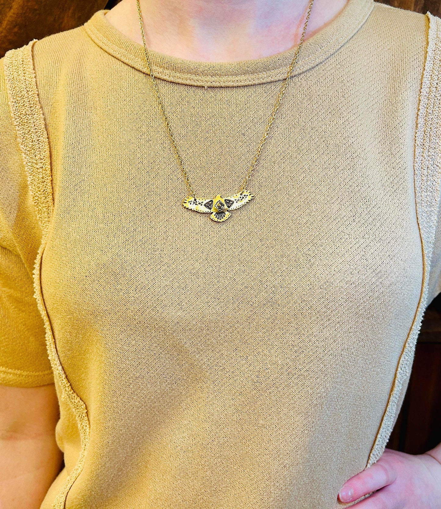 Free Spirited Eagle Necklace