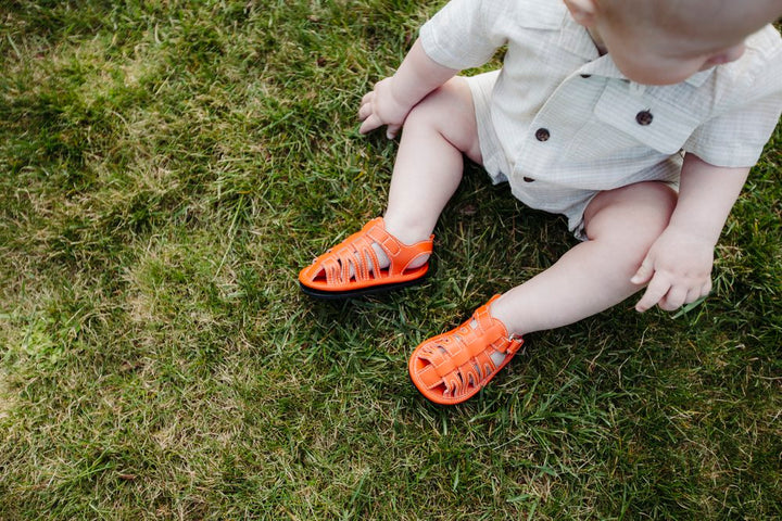 Ozznek Kids’ Closed-Toe Sandal - Flexible Sole | Vintage