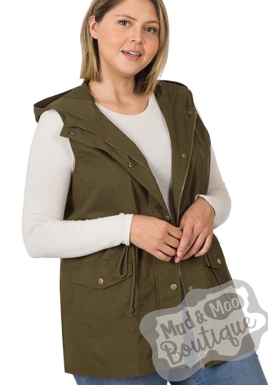 Military Green Lightweight Vest