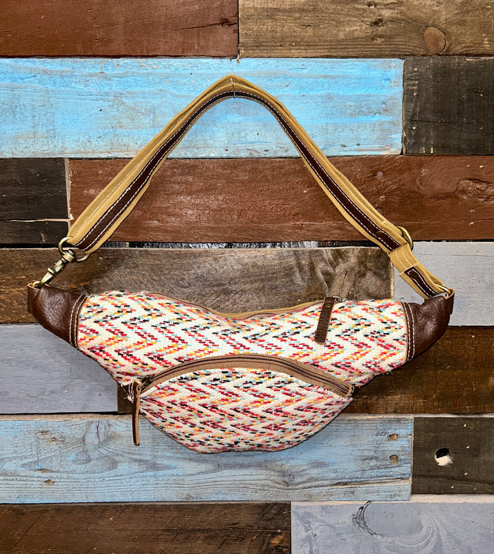 RUNNING WITH RAINBOWS CHEST BAG