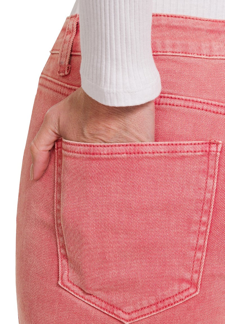 PAINTED IN PINK FRAYED SHORTS