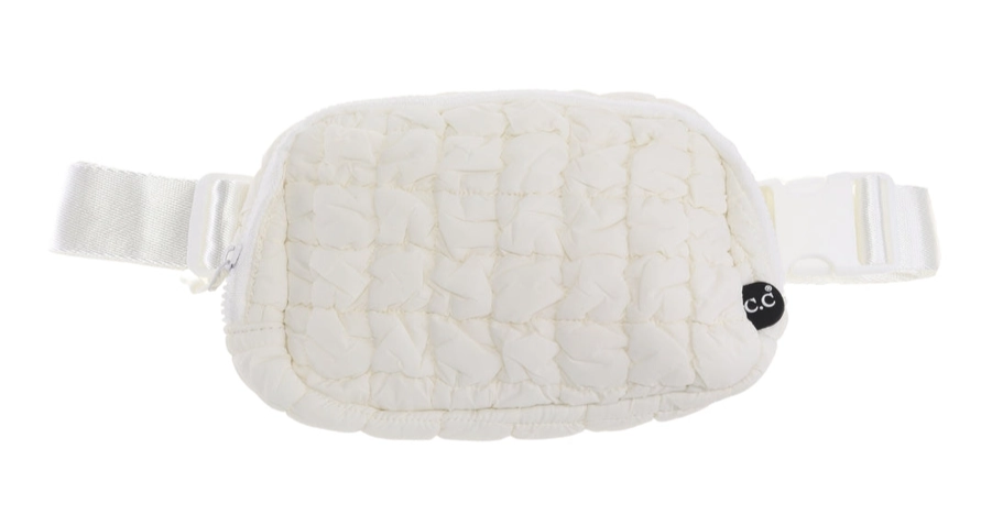 QUILTED PUFFER C.C BELT BAG