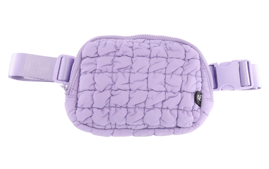 QUILTED PUFFER C.C BELT BAG