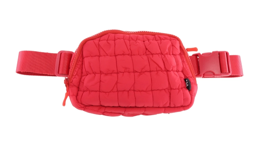 QUILTED PUFFER C.C BELT BAG