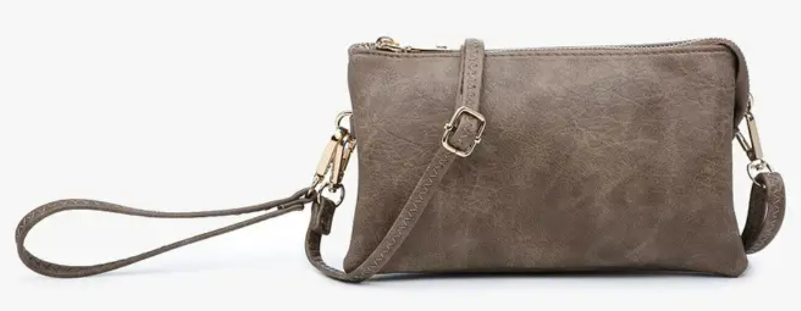 Raeann Wristlet & Crossbody (3 Compartments)