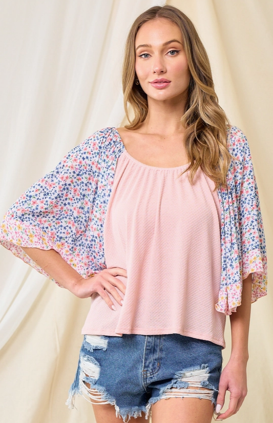 EASY BREEZY FLORAL TOP