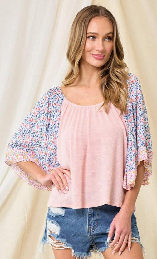 EASY BREEZY FLORAL TOP