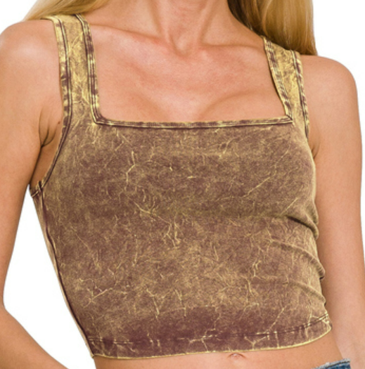 WILD SUMMER WASHED TANK