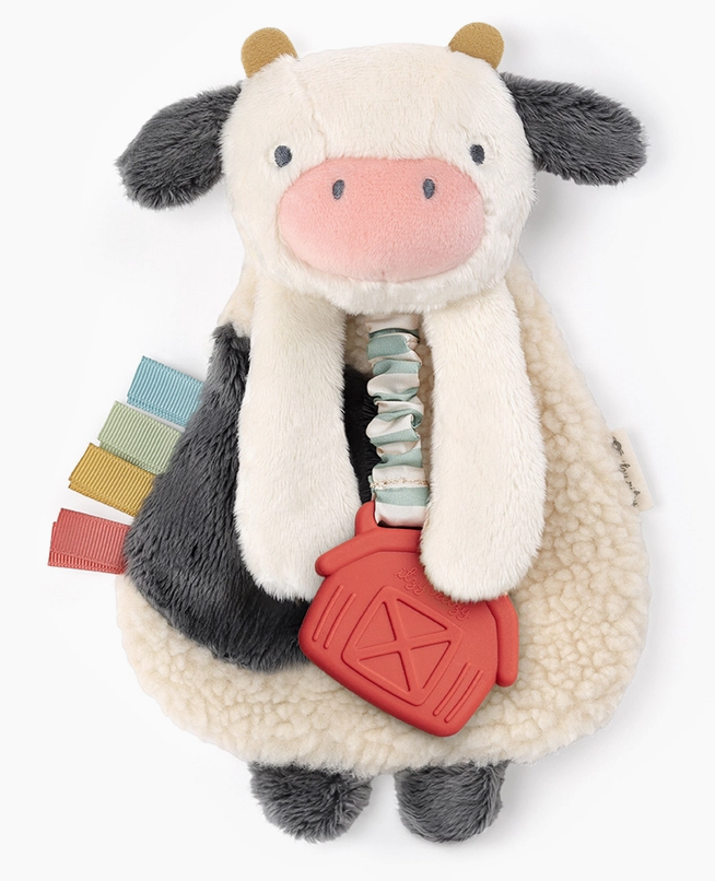 ITZY COW LOVEY PLUSH & TEETHER